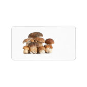 Boletus mushroom adressaufkleber (Vorne)