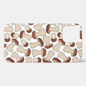 Boletus oder Porcini Pilz Nahtlose Endlose Patte Case-Mate iPhone Hülle (Rückseite (Horizontal))