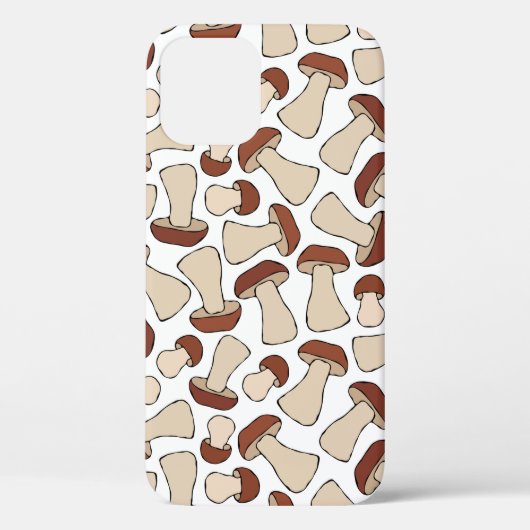 Boletus oder Porcini Pilz Nahtlose Endlose Patte Case-Mate iPhone Hülle (Rückseite)