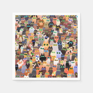 Boli in Cats Paper Napkin Serviette