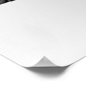 Bolide Hypercar - Futuristic Black and Blue car Poster (Ecke)