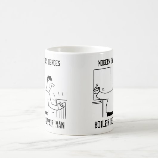 Bolier Reparatur Man. Geschenk des Heizungsingenie Kaffeetasse (Mittel)