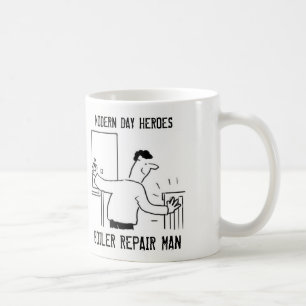 Bolier Reparatur Man. Geschenk des Heizungsingenie Kaffeetasse