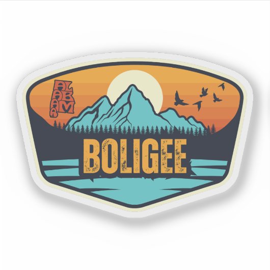 Boligee, Alabama Aufkleber (Vorderseite)