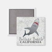 Bolinas Beach California Magnet (Vorderseite/Rückseite)