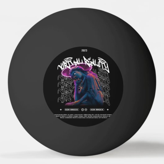 bolinha de ping pong goth tischtennisball (Vorderseite)