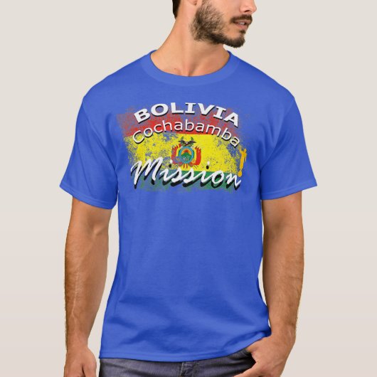 Bolivia Cochabamba Mormon LDS Mission T-Shirt (Vorderseite)
