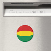 Bolivia Fisheye Flag Magnet (In Situ (Geschirrspüler))