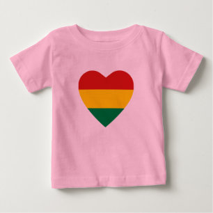 Bolivia Flag Herz T - Shirt