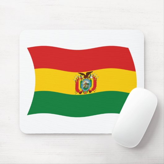 Bolivia Flag Mousepad (Mit Mouse)