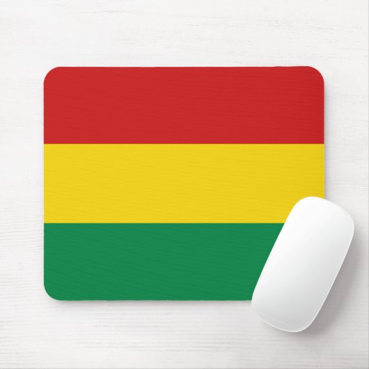 Bolivia Flag Mousepad (Mit Mouse)