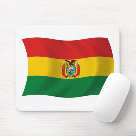 Bolivia Flag Mousepad (Mit Mouse)