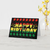 Bolivia Flag Patriotic Birthday Karte (Gelbe Blume)