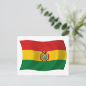 Bolivia Flag Postkarte (Stehend Vorderseite)