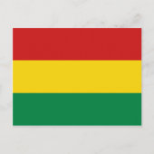 Bolivia Flag Postkarte (Vorderseite)