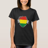 Bolivia flag T-Shirt (Vorderseite)