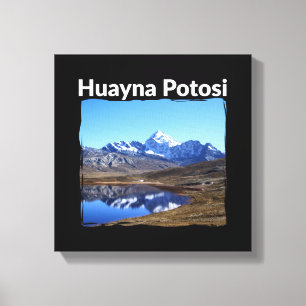 Bolivia Huayna Potosi Mountain - Andes Art Leinwanddruck