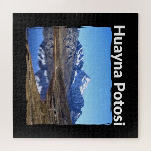 Bolivia Huayna Potosi Mountain - Andes Art Puzzle (Horizontal)
