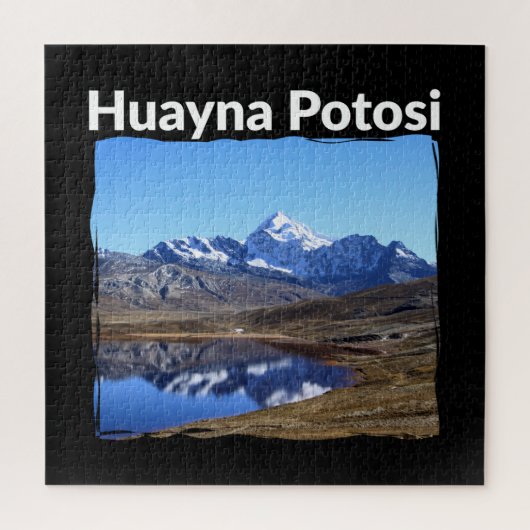 Bolivia Huayna Potosi Mountain - Andes Art Puzzle (Vertikal)
