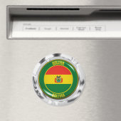 Bolivia Round Emblem Magnet (In Situ (Geschirrspüler))