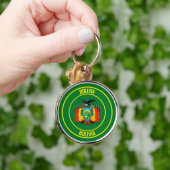Bolivia Round Emblem Schlüsselanhänger (Hand)