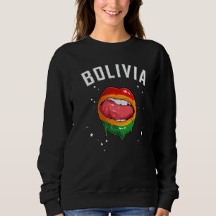 Bolivia Soccer & Sports Team Bolivian Fan Sweatshirt