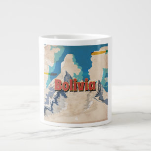 Bolivia Vintage Travel Poster Jumbo-Tasse