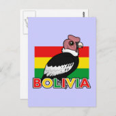 Bolivian Andean Condor Postkarte (Vorne/Hinten)