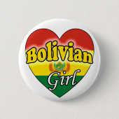 Bolivian Girl Button (Vorderseite)
