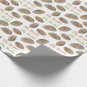 Bolivian Salteña Feliz Navidad Urlaub Geschenkpapier (Ecke)