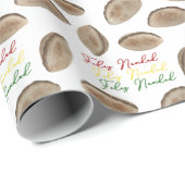 Bolivian Salteña Feliz Navidad Urlaub Geschenkpapier (Rolleneckpunkt)