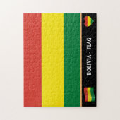 Bolivianische Flagge / Bolivien Puzzle (Vertikal)