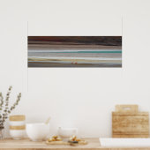 Bolivianische Lagune mit Flamingos - Foto Poster (Küche)