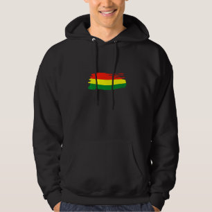Bolivianischer Flaggen Brush Style Bolivien Hoodie