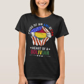 Bolivianisches Auslandsflagge T-Shirt (Vorderseite)