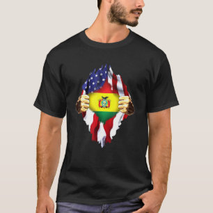 Bolivianisches Blut in Me Bolivien Amerikanische F T-Shirt