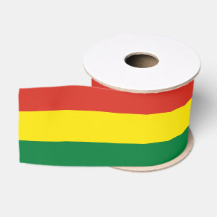 Bolivianisches Flaggenband, Bolivien Feiertag / Sp Ripsband