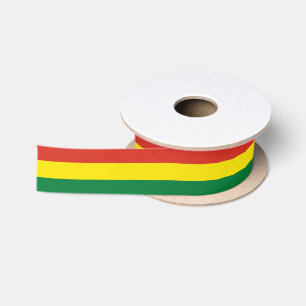 Bolivianisches Flaggenband, Bolivienische Mode / S Satinband
