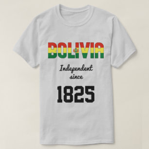 Bolivias Flag Unabhängigkeitsfeier T-Shirt