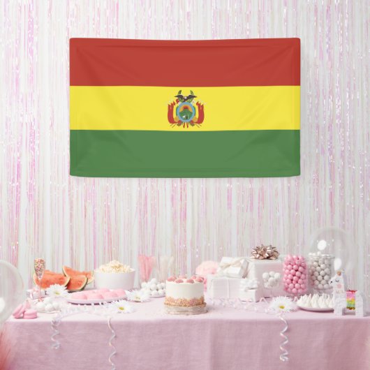 Bolivias Flagge Banner (Party)