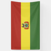 Bolivias Flagge Banner (Vertikal)