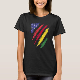 Bolivien American Grown Flag USA Patriot Heritage T-Shirt