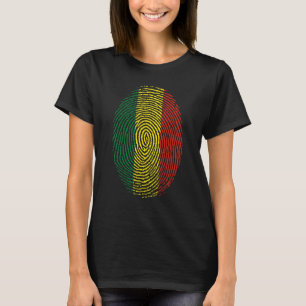 Bolivien Bolivianische Flagge Dna Fingerprint Männ T-Shirt