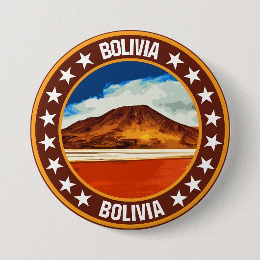 Bolivien Button (Vorderseite)