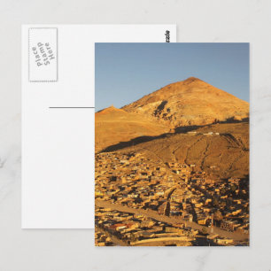Bolivien Cerro Rico Berg in Potosi Postkarte