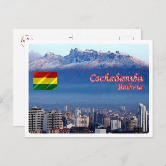 Bolivien - Cochabamba - Cordillera Tunari - Postkarte (Vorne/Hinten)