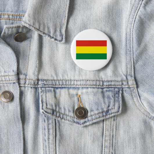 Bolivien Flag Button (Beispiel)