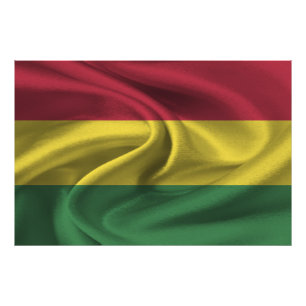 Bolivien Flag Fotodruck