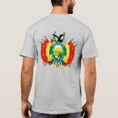 Bolivien Flag Independence Celebration T-Shirt (Rückseite)