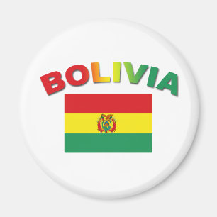 Bolivien Flag Magnet